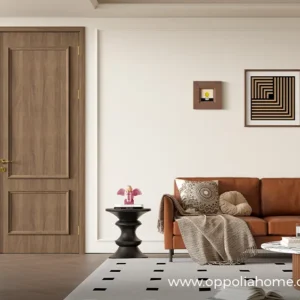 Brown Walnut Shaker Style WPC Door – YDM003D