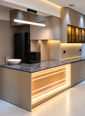 Toruneer Open Kitchen and Cabinet